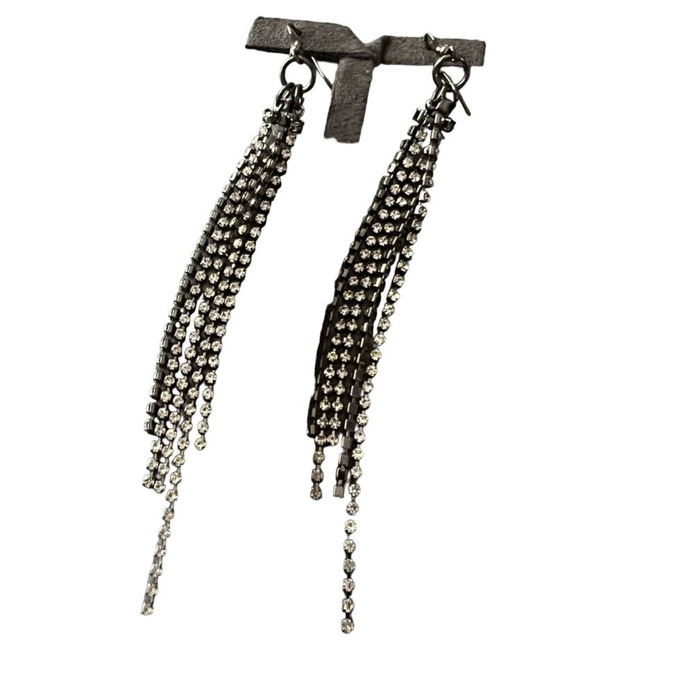 Bling Rhinestones Dangle Earrings
